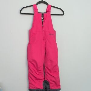 Arctix Kids Insulated Snow Bib Overalls Fuchsia Pink Size 4T